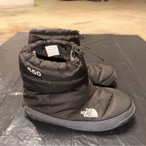 The North Face Black Quilted Booties